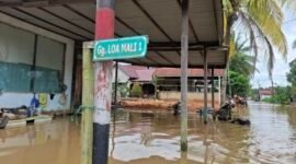 Sangatta Dikepung Banjir Meski Tak Ada Hujan, Warga Loa Mali Terpaksa Mengungsi