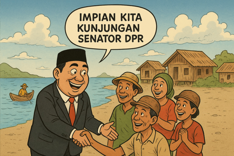 Secercah Harapan Warga Pesisir Ujung Menyambut Kunjungan Anggota DPR RI Ajbar Abdul Kadir