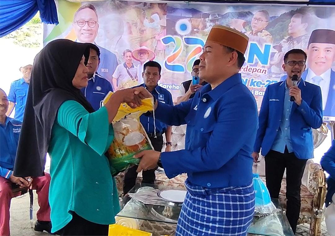 Dokumentasi" PAN Sulbar Bagikan 2.700 Paket Pangan di HUT RI ke-80 dan HUT PAN ke-27