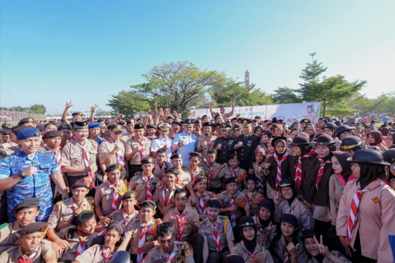 Jadi Pembina Upacara Hari Pramuka, Gubernur Sulsel Tekankan Pentingnya Pembentukan Karakter dan Moral